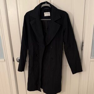 Amazon Essentials Women's Black Trench Coat